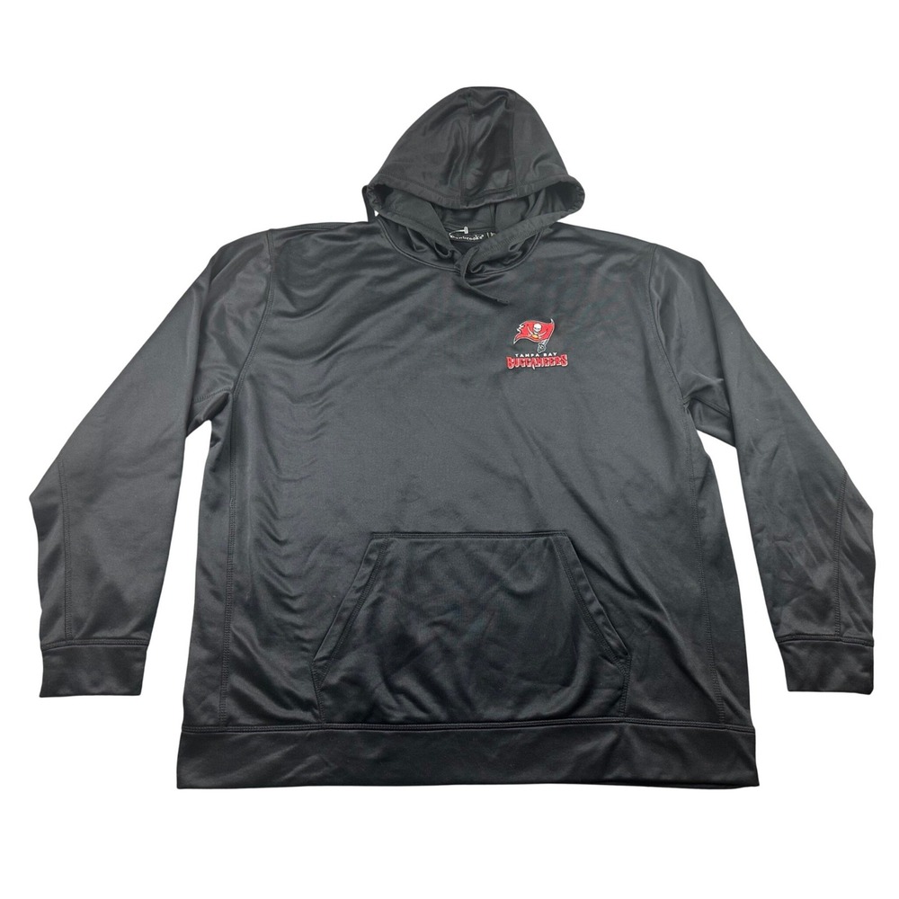 Dunbrooke NFL Football Hoodie Men XXL Black Champion Tampa Bay Buccaneers Sporty